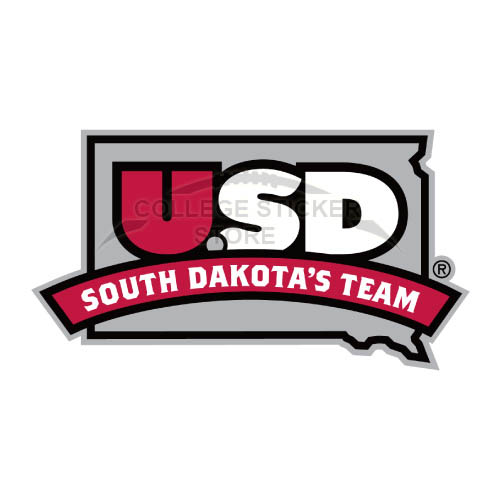 Homemade South Dakota Coyotes Iron-on Transfers (Wall Stickers)NO.6214